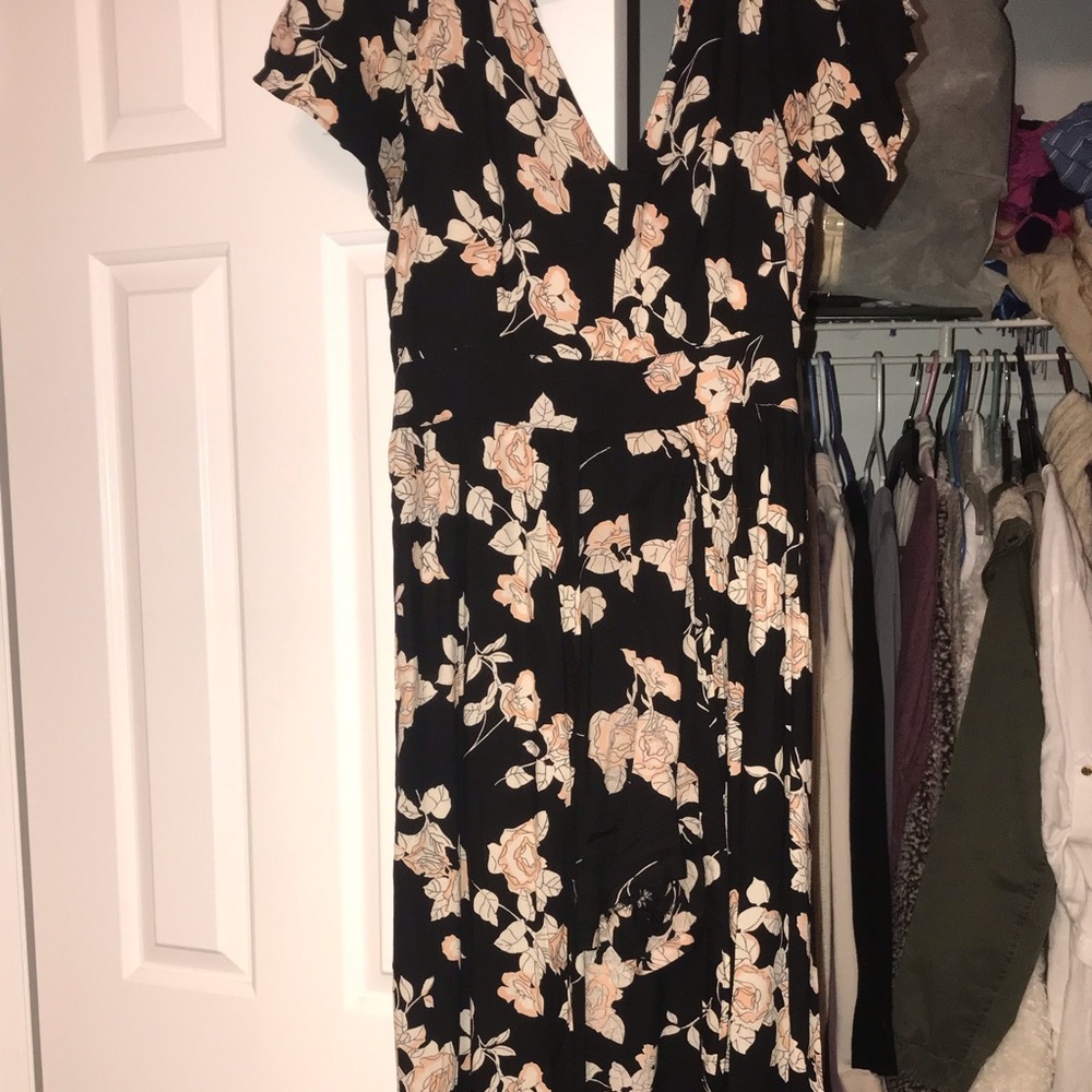 Maxi dress with shorts- high low